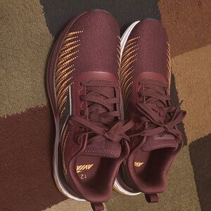 Avia Men's Maroon and Orange Athletic Shoes